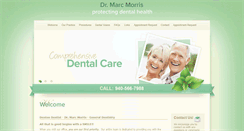 Desktop Screenshot of marcmorrisdds.com